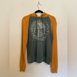 Ralph Lauren Denim & Supply Vintage Cotton Pullover Hoodie S